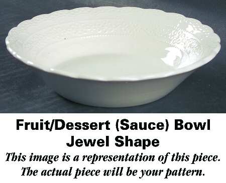 Billingsley Rose Yellow (Jewel) Fruit/Dessert (Sauce) Bowl