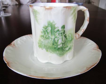 Printemps Flat Demitasse Cup & Saucer Set