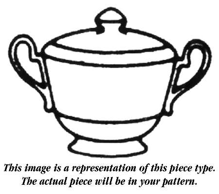 Piedmont Green Sugar Bowl & Lid