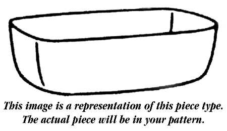 Blanc 8" Oval Vegetable Bowl