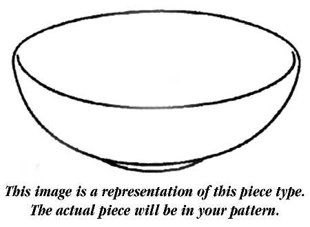 Cypress 11" Large Salad Serving Bowl