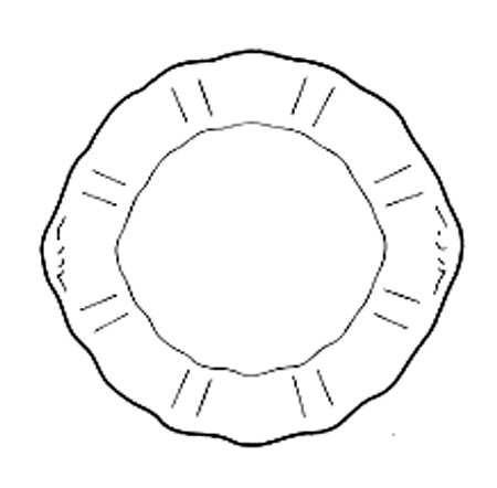 Milldale (Gold) Handled Cake Plate