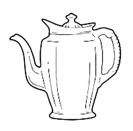 Olde Avesbury (Surrey Shape) Coffee Pot & Lid