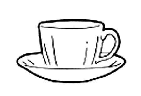 RCD228 Flat Cup & Saucer Set