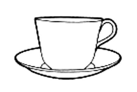 Cloisonne Oversized Cup & Saucer Set