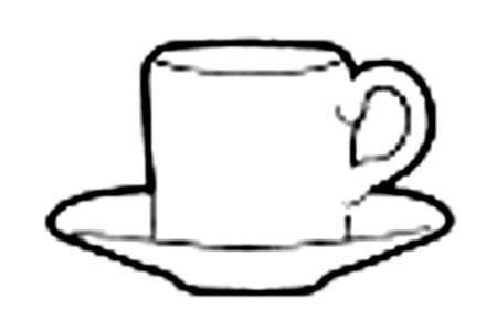 Carlton Gold Flat Demitasse Cup & Saucer Set