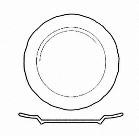 Regency White Dinner Plate