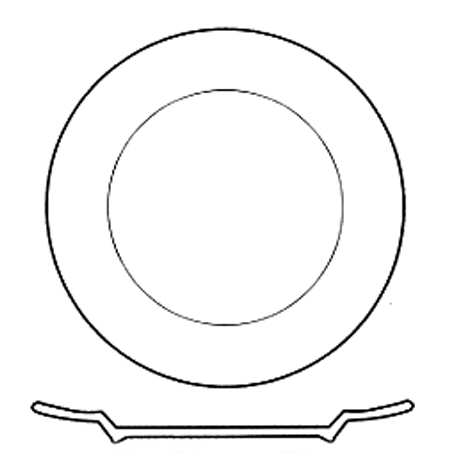 Mandarin Blue Luncheon Plate