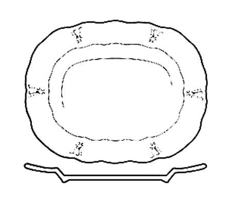 Derby Days (Royal Shape) 13" Oval Serving Platter