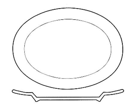 Dauphin 15" Oval Serving Platter