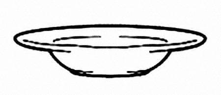 Posie Ely Chelsea (White Background) Large Rim Soup Bowl