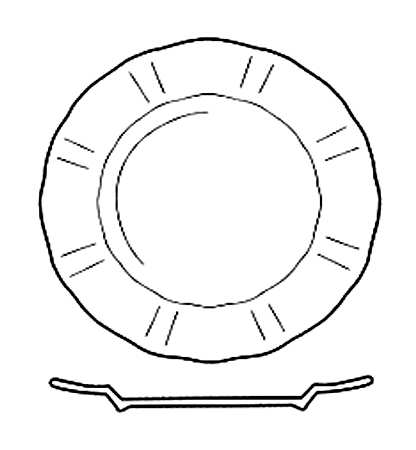 Milldale (Platinum) Accent Salad Plate
