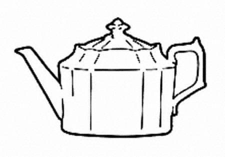 Posie Ely Chelsea (White Background) Mini Teapot & Lid