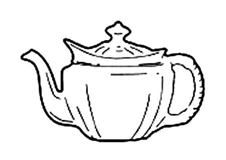 Grenville (Gold Trim) Mini Teapot & Lid