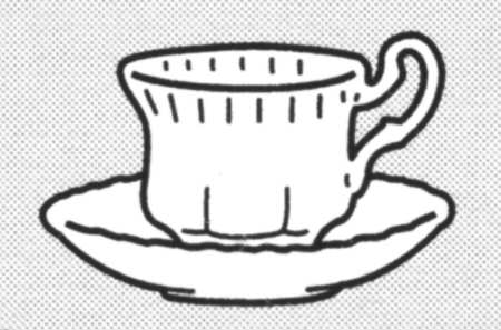 4360 Footed Cup & Saucer Set