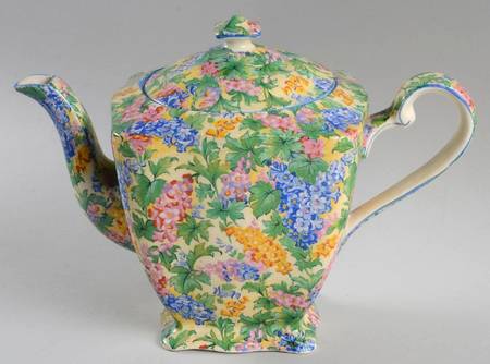 Somerset (Blue Trim) Ascot Teapot & Lid