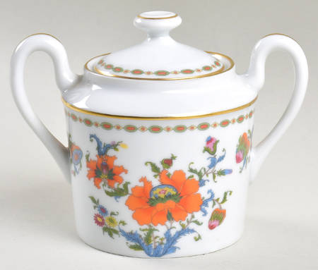 Vieux Chine (Empire, White) Sugar Bowl & Lid
