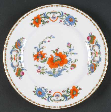 Vieux Chine (Empire, White) Dessert/Pie Plate