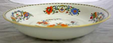 Vieux Chine (Empire, White) Cream Serving Bowl Round