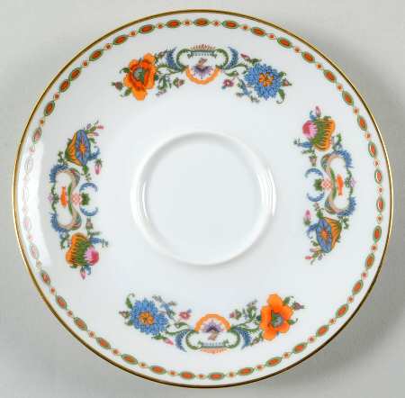 Vieux Chine (Empire, White) Saucer for Flat Cup