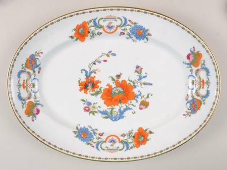 Vieux Chine (Empire, White) 14" Oval Serving Platter