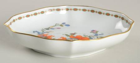 Vieux Chine (Empire, White) Oval Tray, 6" Meissen Cup