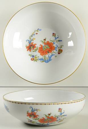 Vieux Chine (Empire, White) 10" Large Salad Serving Bowl