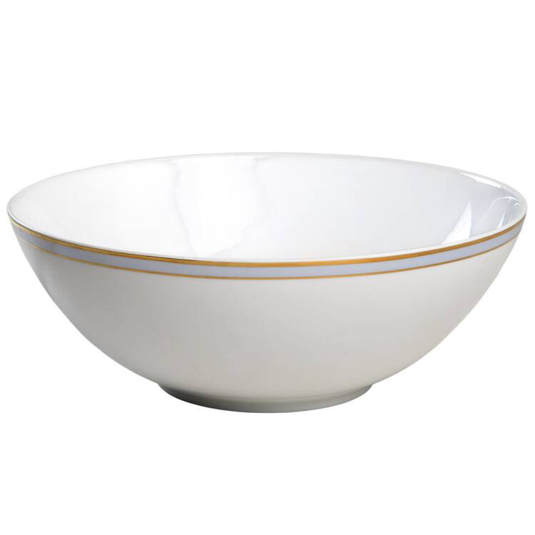 Gala Blue (Classic Rose Collection) 10" Large Salad Serving Bowl