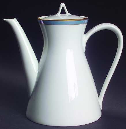 Gala Blue (Classic Rose Collection) Teapot & Lid