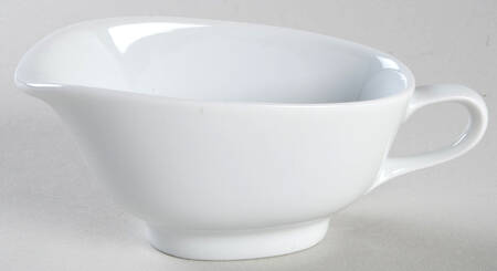 Epoque White Individual Gravy Boat