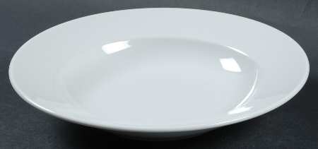 Epoque White Large Rim Soup Bowl