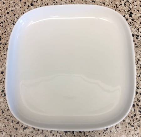 Epoque White Square Salad Plate