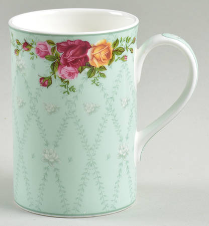 Peppermint Damask Mug
