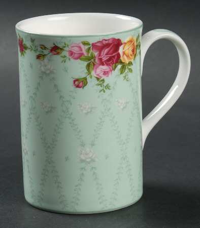 Peppermint Damask Mug