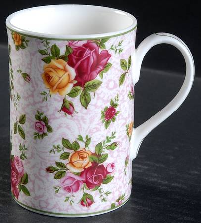 Soft Pink Lace Mug