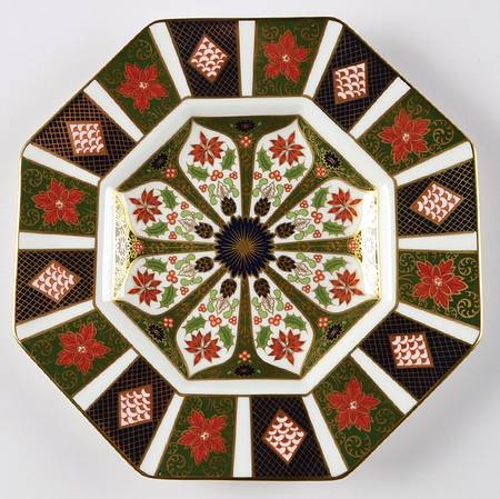 Old Imari Holiday Octagonal Luncheon Plate