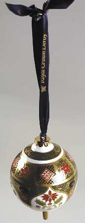 Old Imari Holiday Round Ornament
