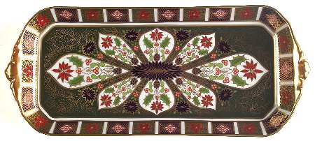 Old Imari Holiday Large Sandwich Tray
