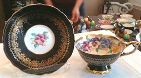 1919 Footed Cup & Saucer Set