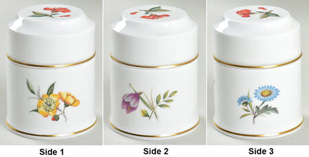 Alpine Flowers 4" Storage Jar & Lid