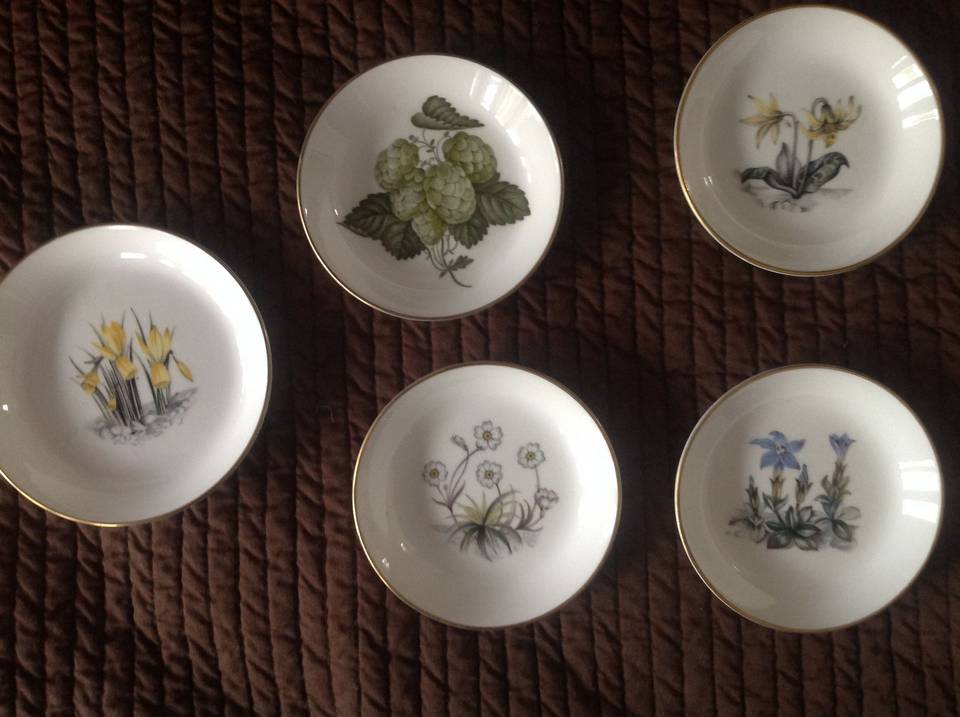 Alpine Flowers 3" Ashtray