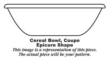 Epicure Dawn Pink Coupe Cereal Bowl