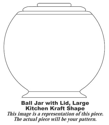 Mexicana (Kitchen Kraft, Red Band) Large Covered Jar & Lid
