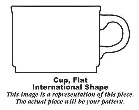 Holly Berry Flat Cup
