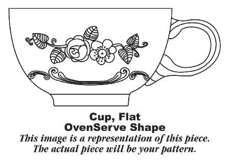 Oven Serve Yellow Flat Cup
