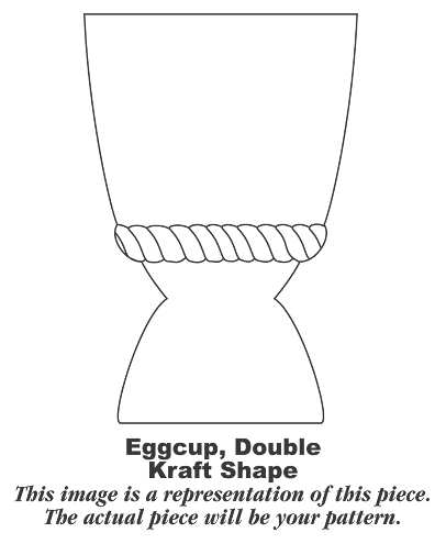 Historical America Red (Smooth) Double Egg Cup