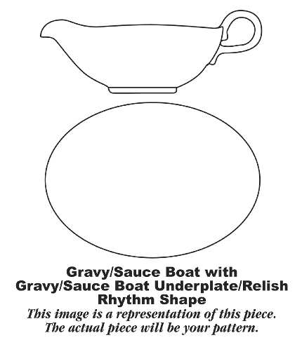 RY153 Gravy Boat & Underplate
