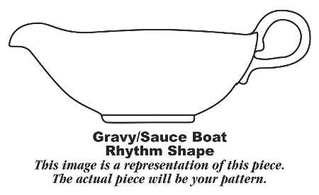 RY168 Gravy Boat