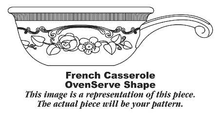 Oven Serve Green Round Handled Bowl