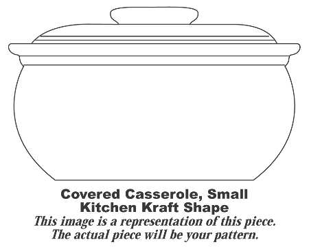Mexicana (Kitchen Kraft, Red Band) Individual Casserole & Lid